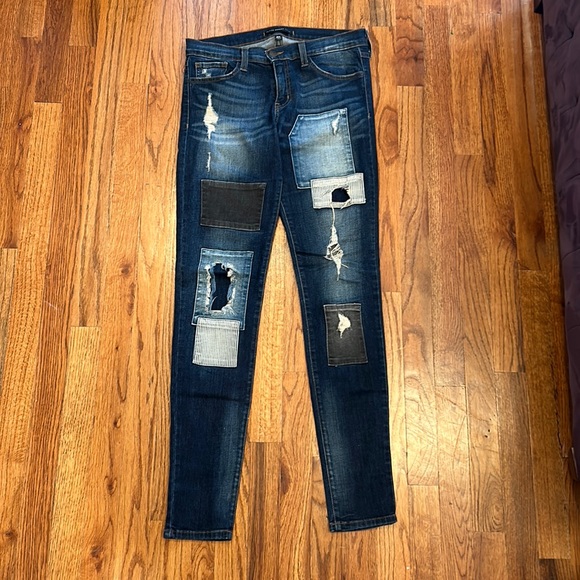 Flying Monkey patched jeans in perfect condition - Picture 1 of 13